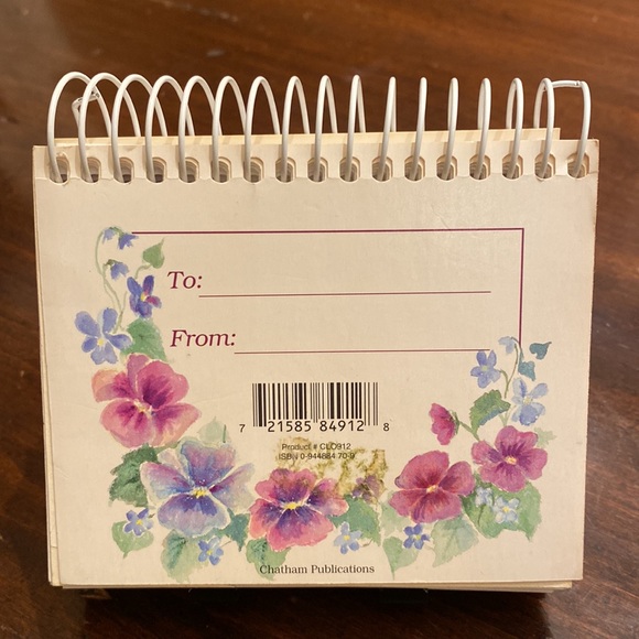 MOM Motivational Inspirational Daily Quotes Perpetual Flip Calendar w easel - Picture 3 of 16